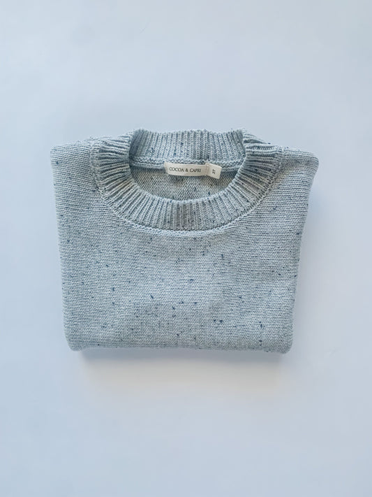 Peppery Speckled Knit Sweater