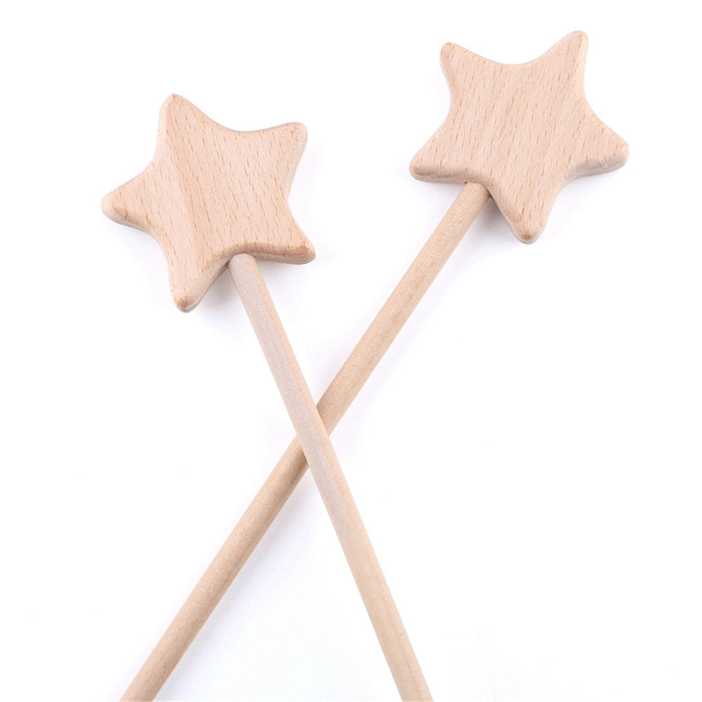 Wooden Star Magic Wand