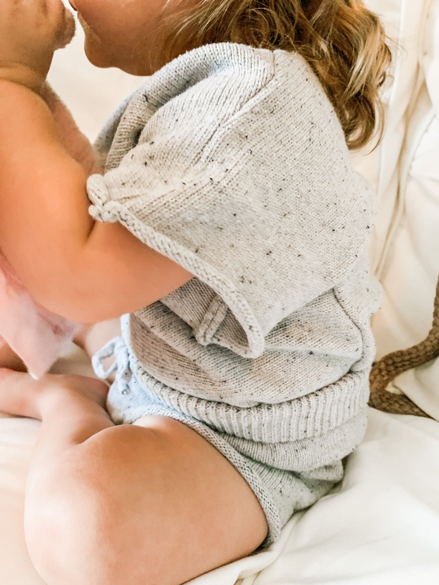 Peppery Speckled Knit Sweater
