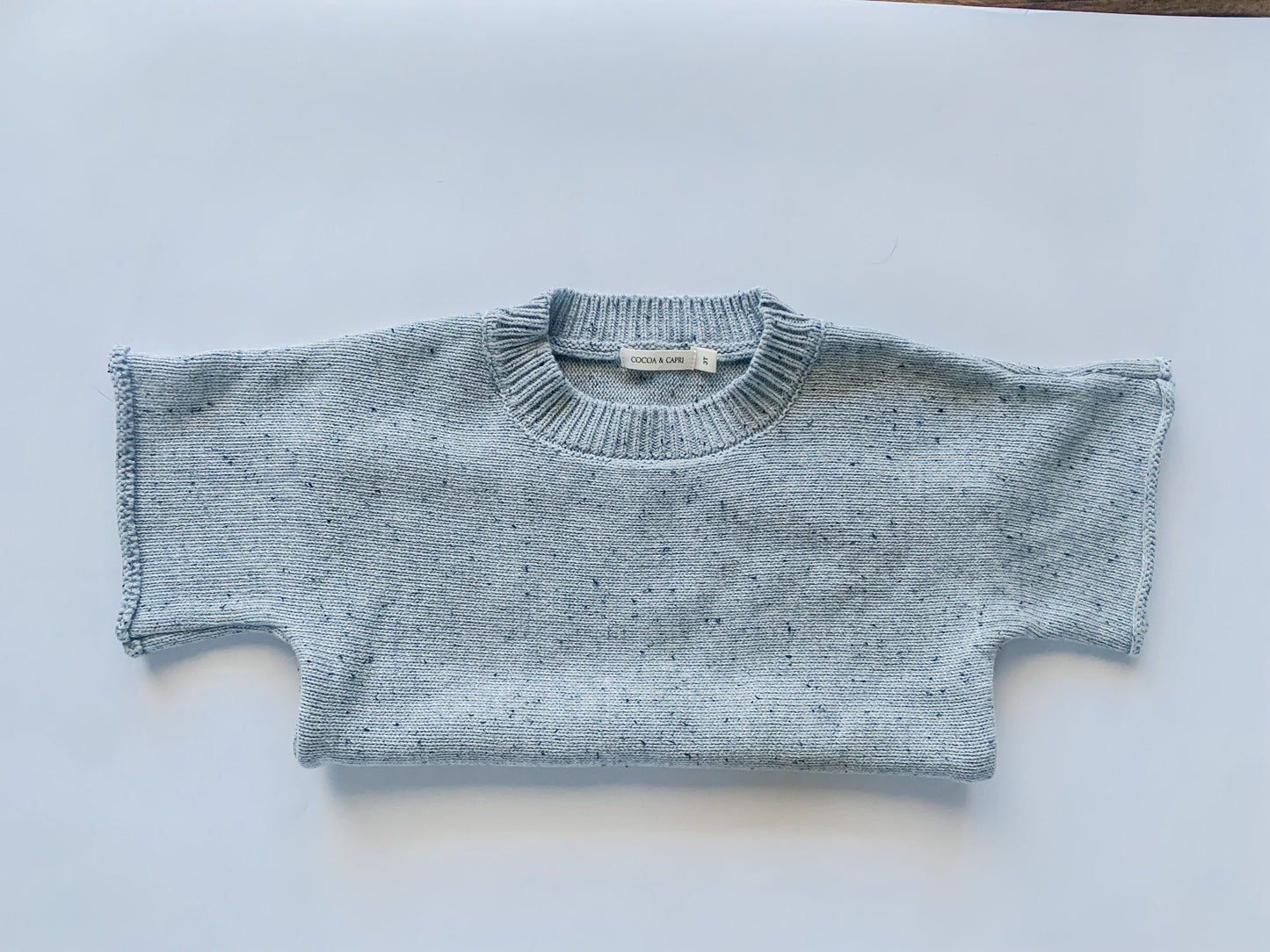 Peppery Speckled Knit Sweater