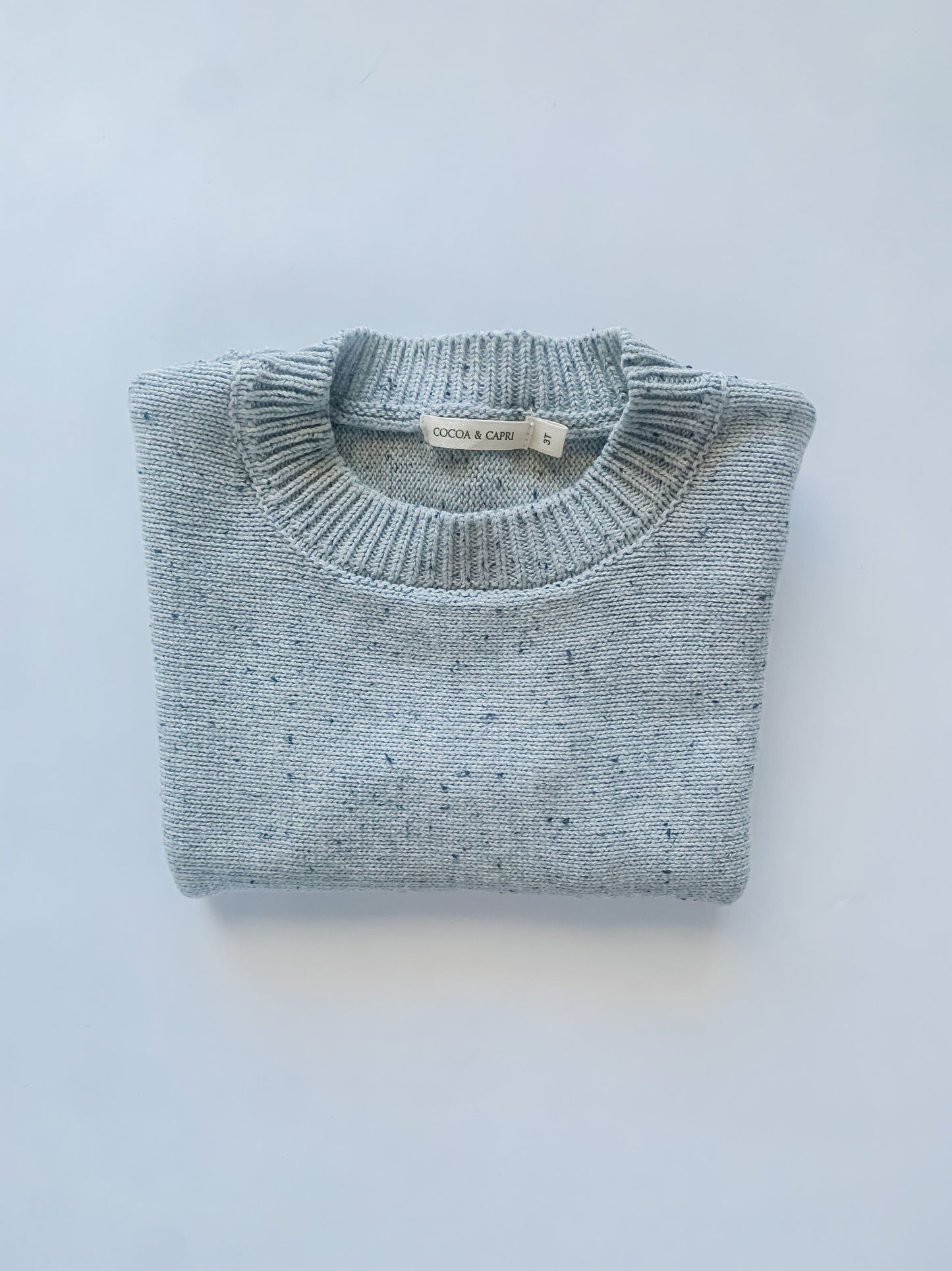 Peppery Speckled Knit Sweater