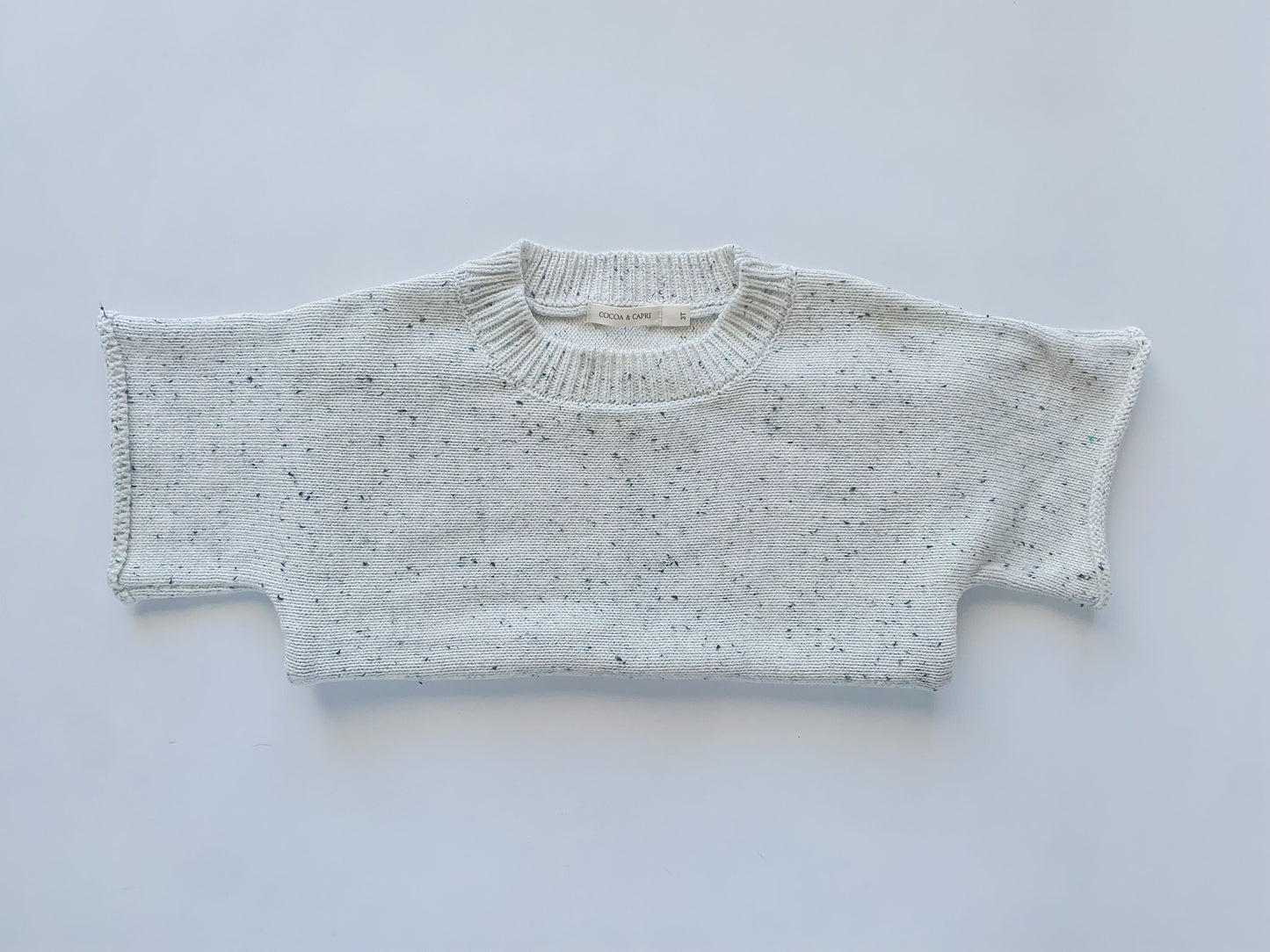 Oatmeal Speckled Knit Sweater