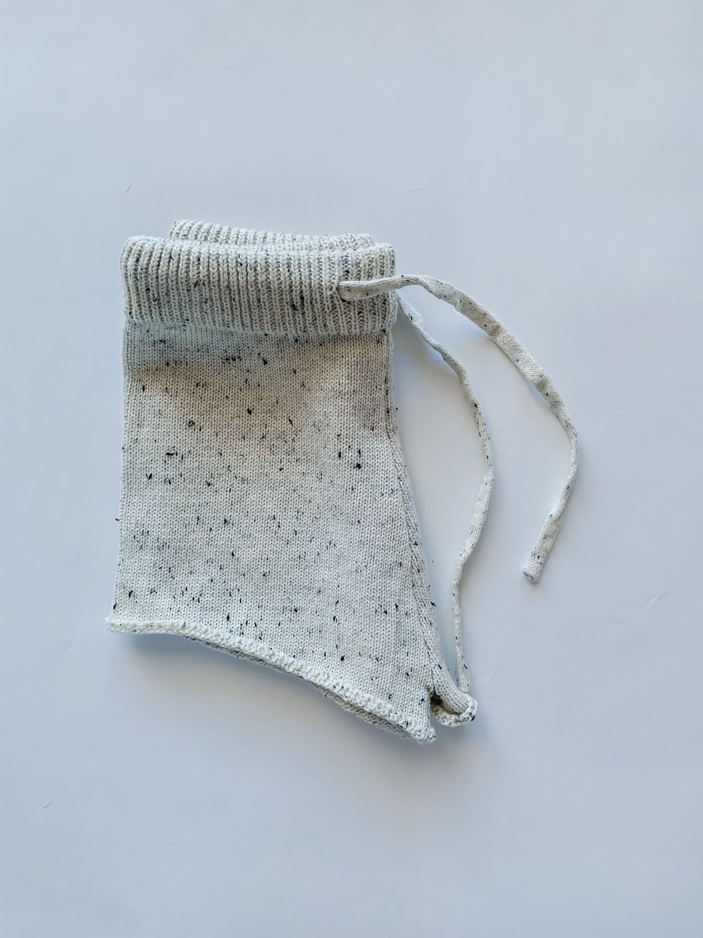 Oatmeal Speckled Knit Shorts