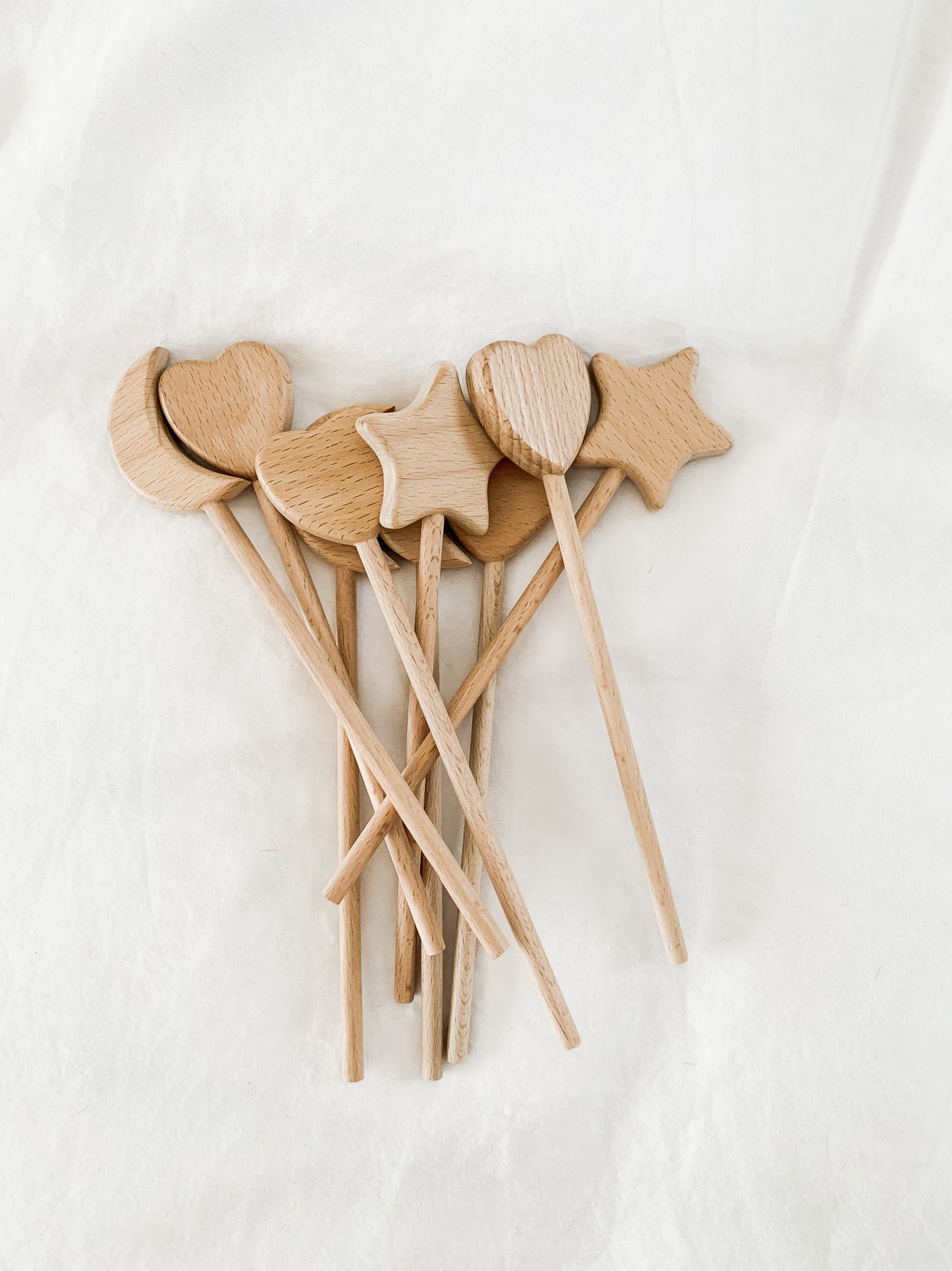 Wooden Heart Magic Wand